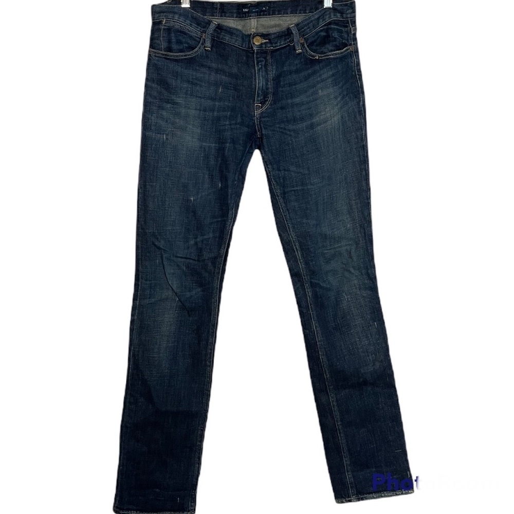 Ralph Lauren Jeans Blue Label Madison Distress Straight Leg Denim Size 31